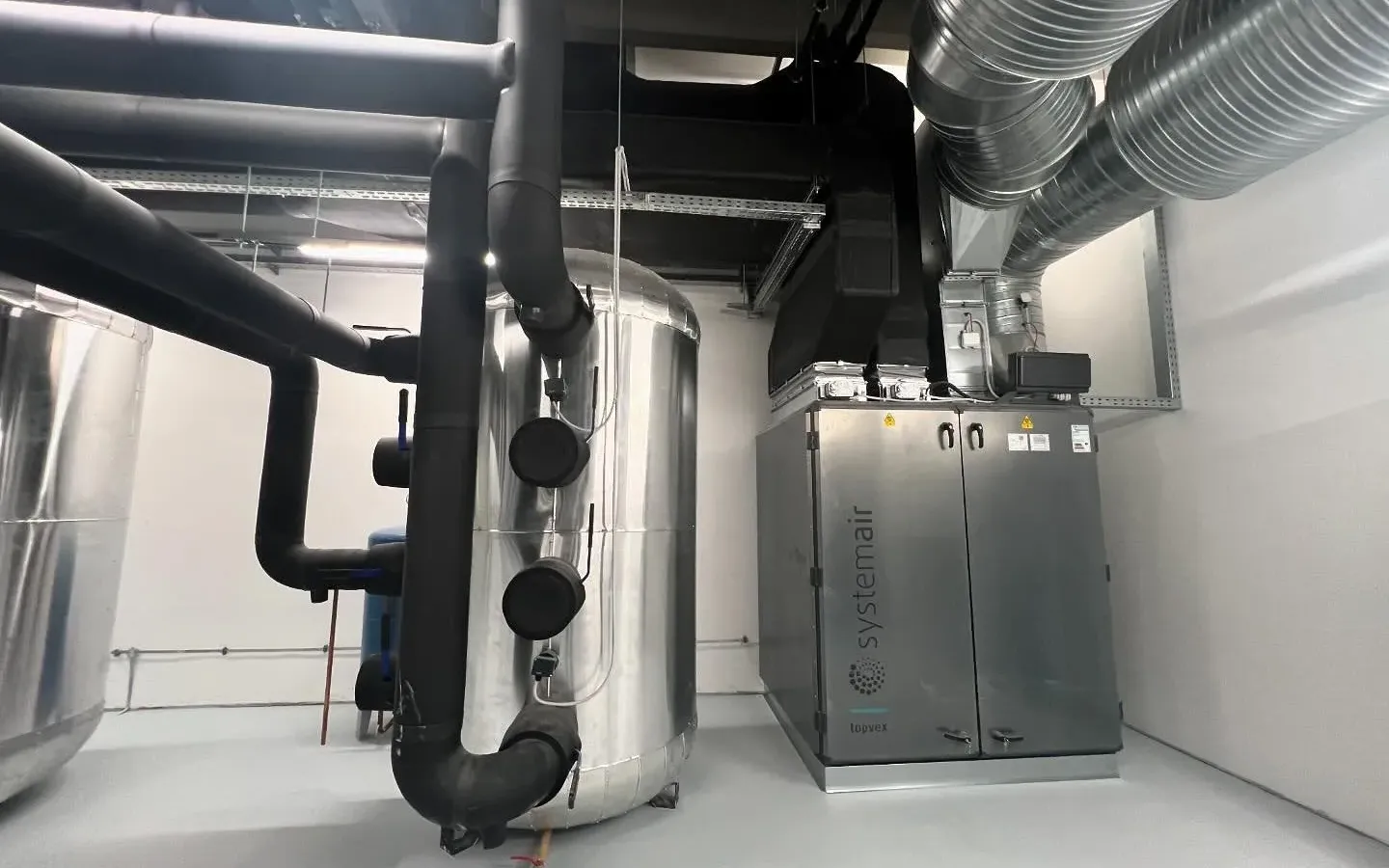 Systemair klima-komora i spremnici u strojarnici, Framos Technologies, Čakovec