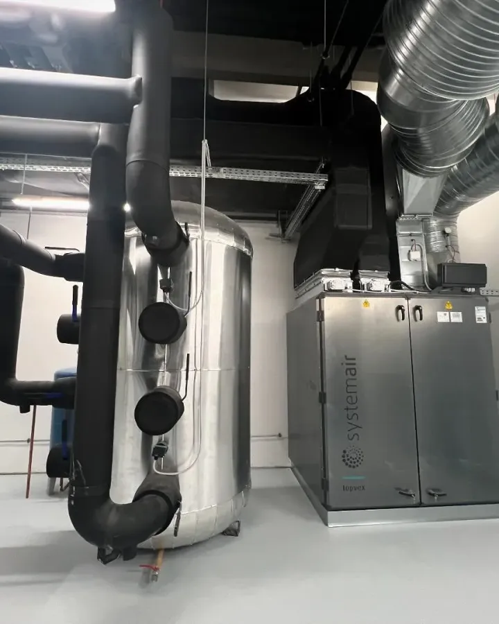 Systemair klima-komora i spremnici u strojarnici, Framos Technologies, Čakovec