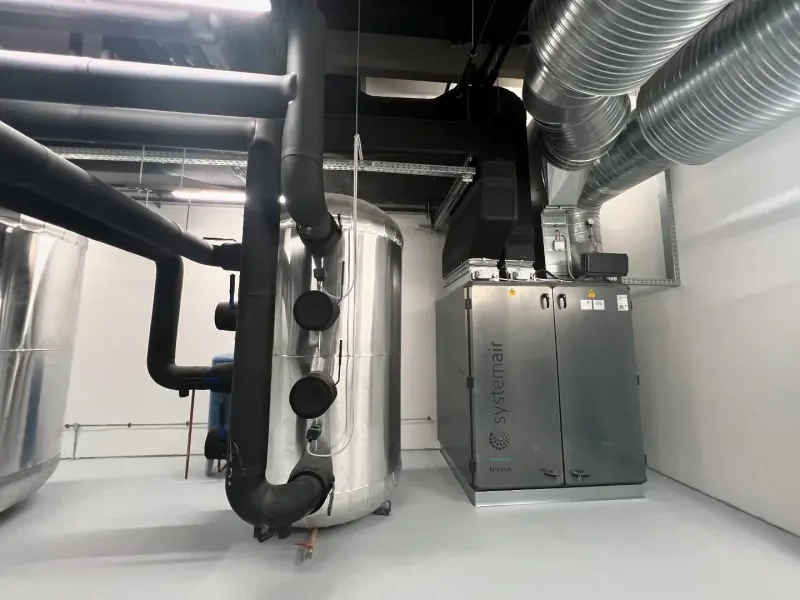 Systemair klima-komora i spremnici u strojarnici, Framos Technologies, Čakovec