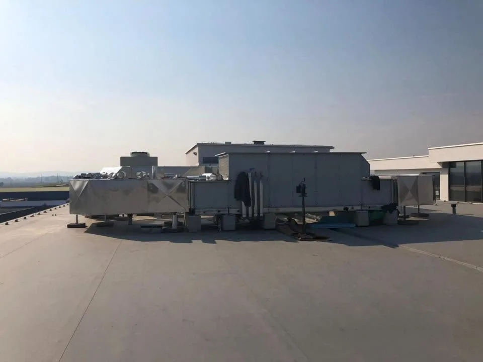 Klima-komora s ventilacijskim kanalima na krovu, Mobilisis, Varaždin