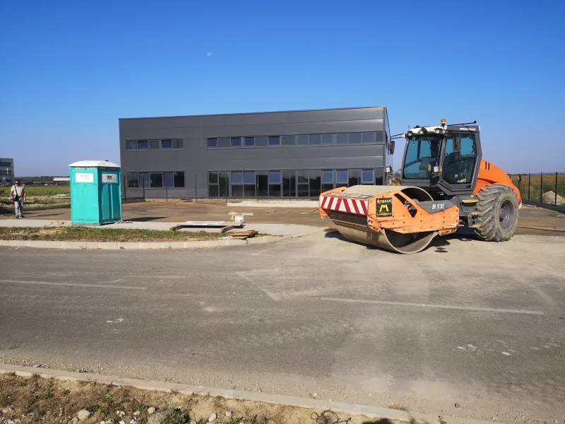 Nova poslovna zgrada Pinky’s u Pušćinama tijekom izgradnje