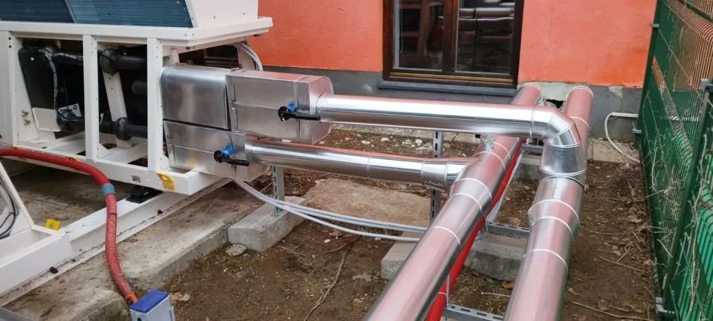 Izolirani cjevovodi dizalice topline na postojećem objektu, Tehnološki park Varaždin